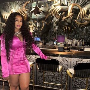 AKIRA Pink Long Sleeve Dress